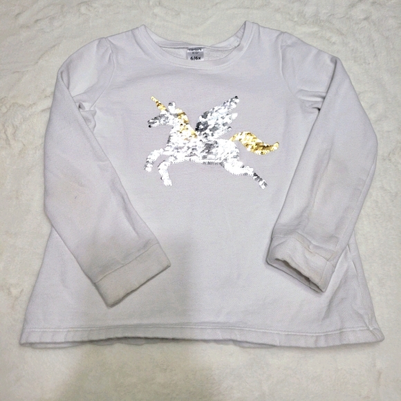 🦄4/$20 Carter's Unicorn Sweatshirt 6x - Picture 3 of 6